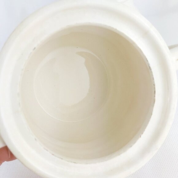 Vintage creamer and sugar pottery ceramic pot - Picture 6 of 12